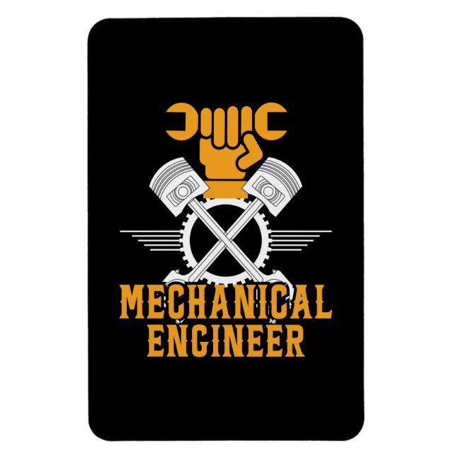 Íman Engenheiro mecânico do engenheiro (Vertical)