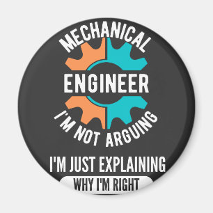 Íman Engenheiro Mecânico Engraçado, Engenharia Mecânica