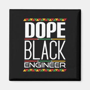 Íman Engenheiro Negro de Drogas Mês da História Negra
