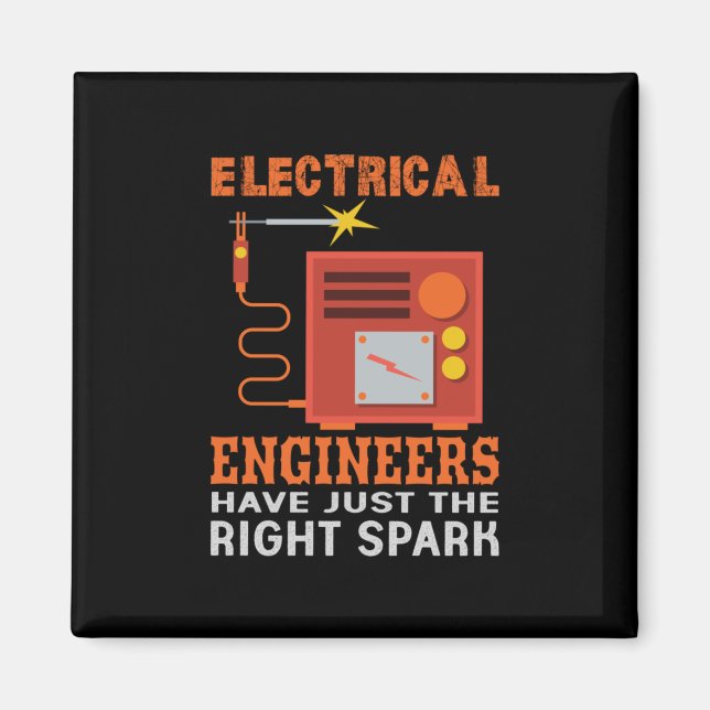Íman Engenheiros Elétricos De engenheiro Têm Apenas A C (Frente)