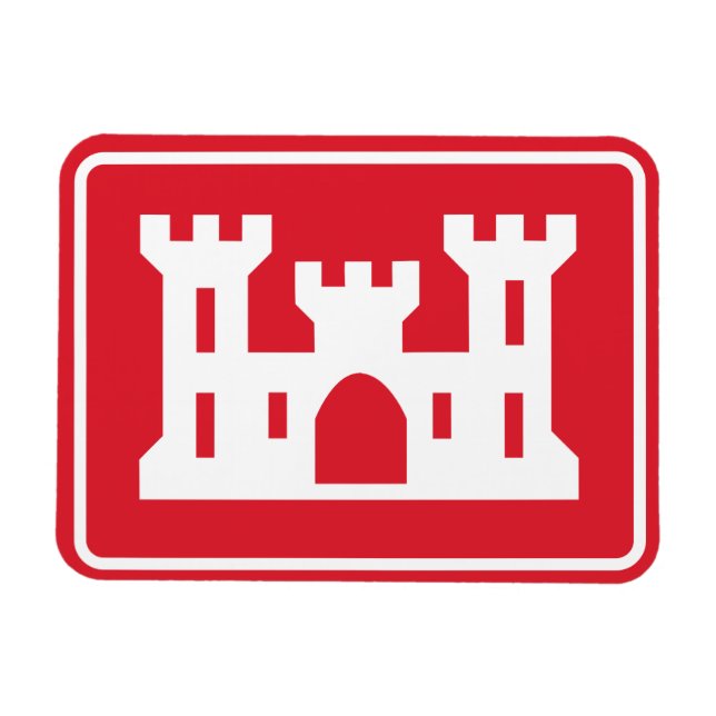 Íman ENGENHEIROS militares do DOD (Horizontal)