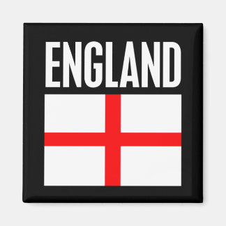 Íman England Flag Black