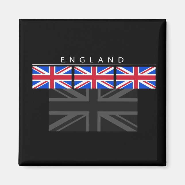 Íman England Flag Magnet (Frente)