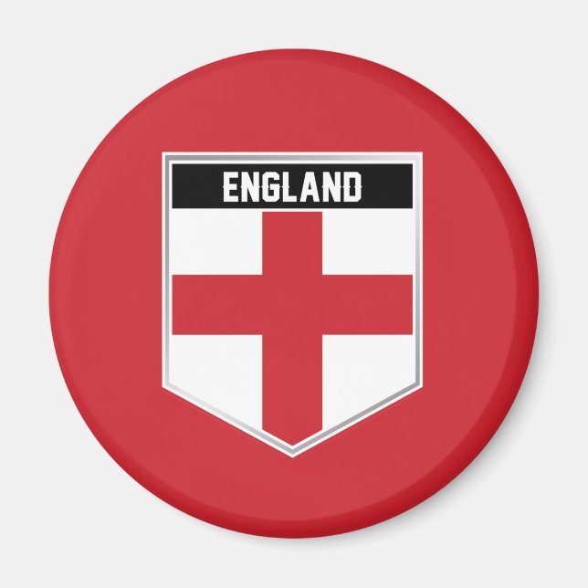 Íman England Flag Shield (Frente)