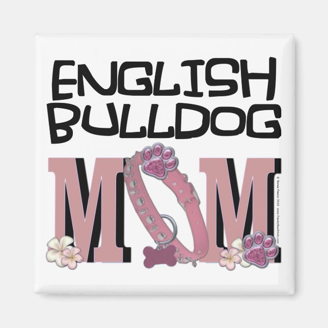 Íman English Bulldog MOM (Frente)