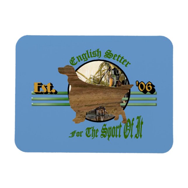 Íman English Setter Sporting Group (Horizontal)