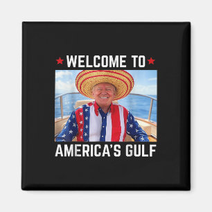 Íman Engraçada Camisa Do Golfo Dos Eua América Trump Am