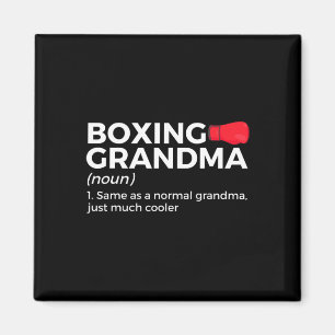 Íman Engraçada Definição da vovó Boxing