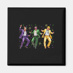 Íman Engraçada Engraçada Trump Dance Mardi Gras New Orl