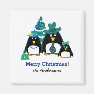 Íman Engraçada Família Penguin Fúria Gift Magnets