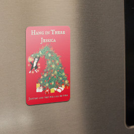 Íman Engraçada Gato na Árvore de Natal