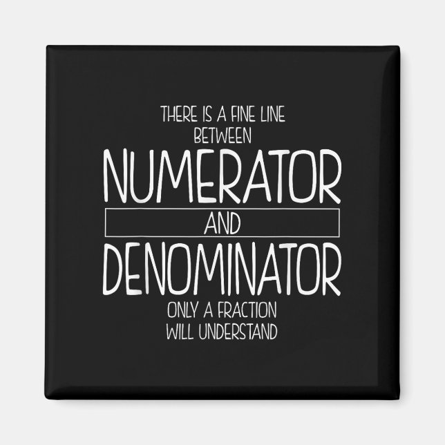 Íman Engraçada Piada de Professores de Matemática Homen (Frente)