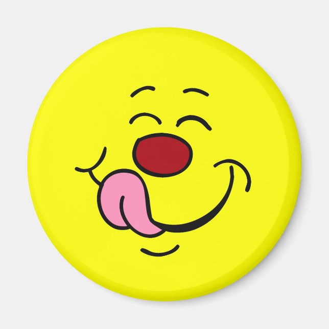 Íman Engraçada Rosto Grumpey (Frente)