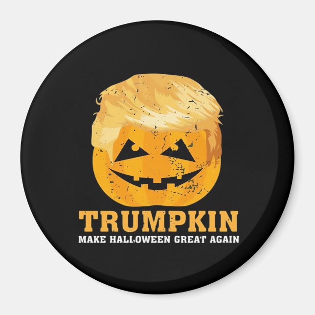 Íman Engraçada Trumpkin Faz Excelente De Halloween Nova (Frente)