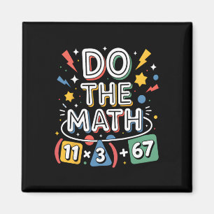 Íman Engraçado 100 Dias Equação Matemática Escolar Faça