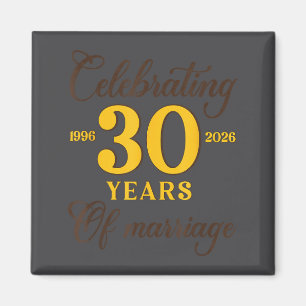 Íman Engraçado 30 Anos De Casamento 1996 30º Aniversári
