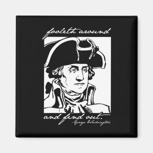 Íman Engraçado 4 De Julho 4 George Washington Foole