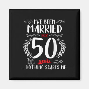 Íman Engraçado 50 Casais do aniversário de casamento ca