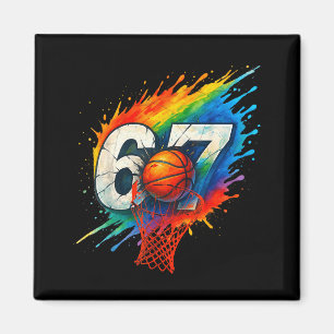 Íman Engraçado 67 Basquete Seis Sete 6 7 Meme 67