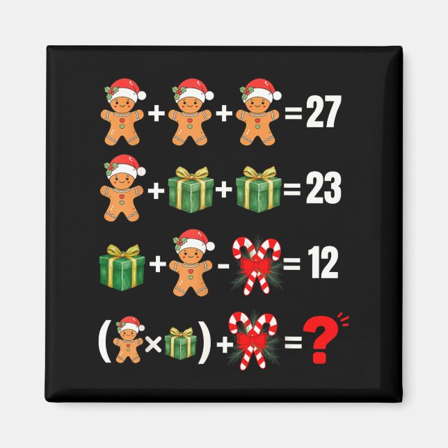 Íman Engraçado 67 Meme Doce Alegre Papai Noel Professor (Frente)