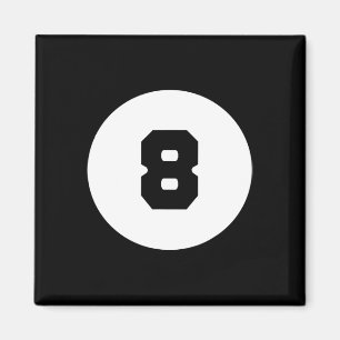 Íman Engraçado 8 Ball Magic Oito Billiards Piscina Pret
