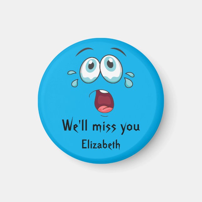 Íman Engraçado Adeus, vamos sentir falta de você indo e (Frente)