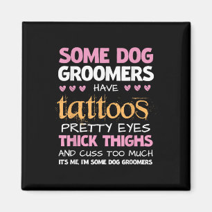 Íman Engraçado Alguns Cachorros Têm Tatuagens