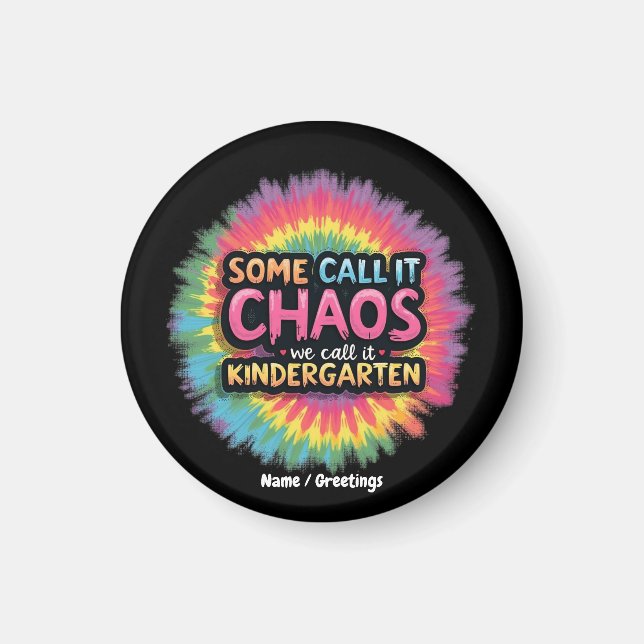 Íman Engraçado "Alguns Chamam De Caos Que Chamamos De J (Frente)