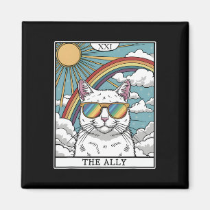 Íman Engraçado Ally Cat Sunvidles Lgbtq Gay Lésbica Biu