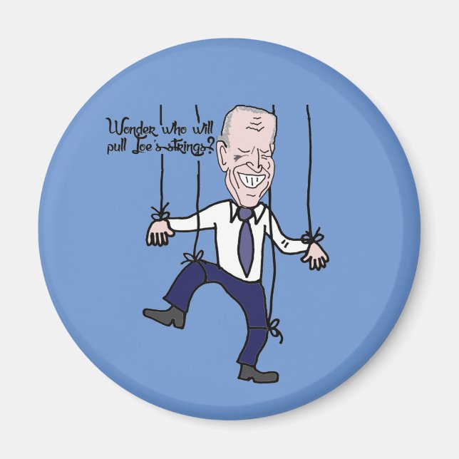 Íman Engraçado Anti Joe Biden Puppet Cartografia Políti (Frente)