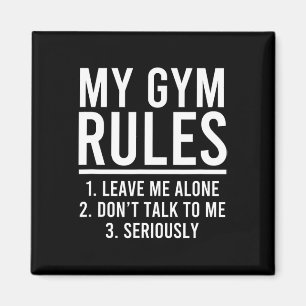 Íman Engraçado As Minhas Regras De Gym