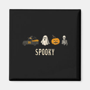 Íman Engraçado assustador halloween fofo caminhão fanta