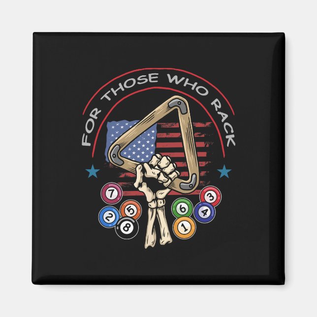Íman Engraçado Billiard Piscina Player Billiard Billiar (Frente)