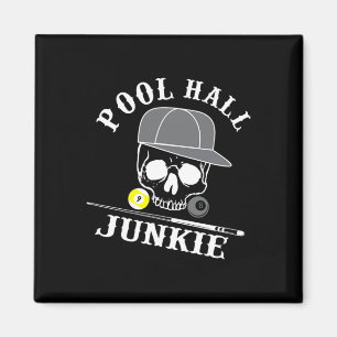 Íman Engraçado Billiards Piscina Hall Junkie Para Jogad