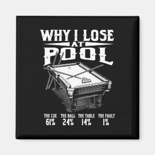Íman Engraçado Billiards Por Que Eu Perder No Snooker B