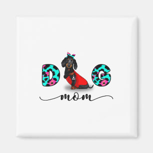 Íman Engraçado Black Dachshund Tattoo Eu Te Amo Cachorr