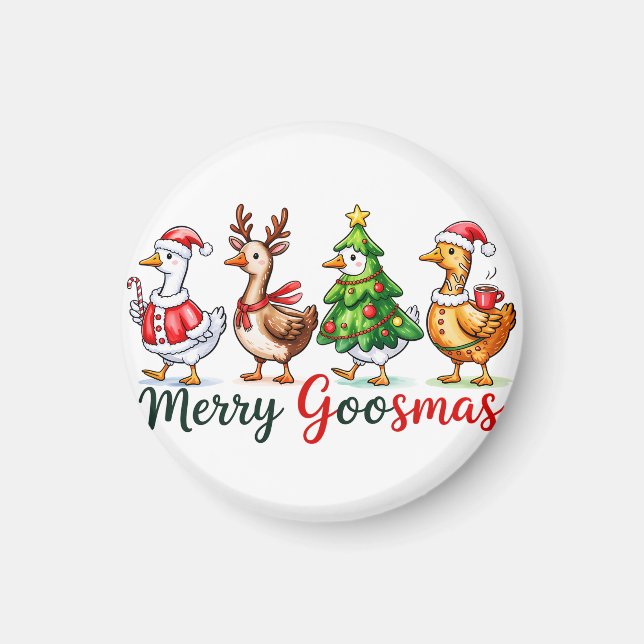 Íman Engraçado Bobo de Natal (Frente)