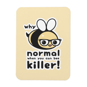 Íman Engraçado Bumble Bee Pun