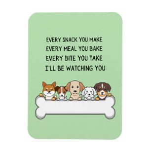 Íman Engraçado Cachorro Carinhas Que Estarei Vendo Você