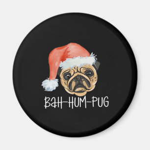 Íman Engraçado Cachorro de Natal Mamãe Pai Pijamas Exag