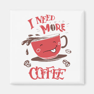Íman Engraçado Café Lover Cafeína Viciado em Estress