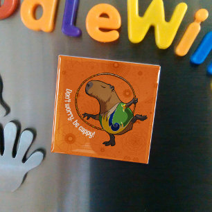 Íman Engraçado Capybara, não se preocupe.