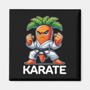 Íman Engraçado Carrot Artes Marciais Combatendo Belt Ka