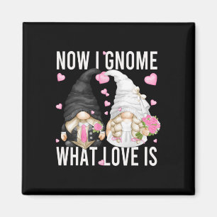 Íman Engraçado Casamento Gnomo Casal Pun Amor Dizendo P
