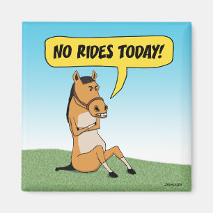 Íman Engraçado Cavalo Zangado