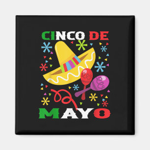 Íman Engraçado Cinco De Mayo Mexicano Fiesta 5 De Mayo