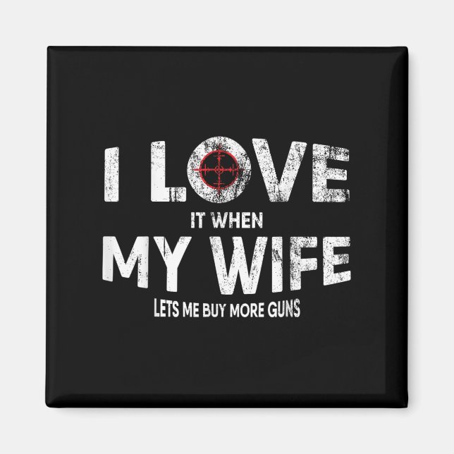 Íman Engraçado Citação Comprar Mais Armas Design Para C (Frente)