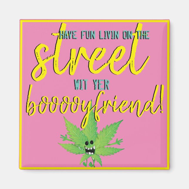 Íman Engraçado Citação na TV "Babs" (Frente)