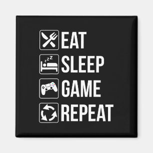 Íman Engraçado Comer Jogo De Sono Repetir Para Videos g