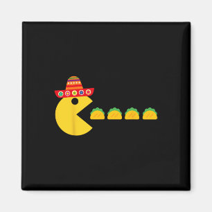 Íman Engraçado Comer Tacos Fiesta Cinco De Mayo Mexican